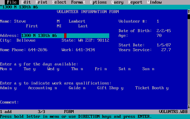 Winworld Microsoft Works 1x Dos